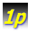 1p